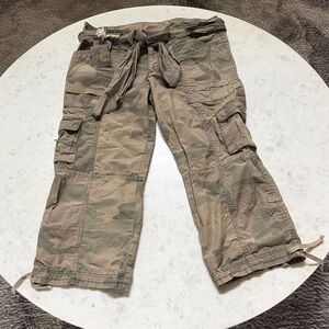 Vintage (Y2K) Hollister Camouflage Cargo Pants
